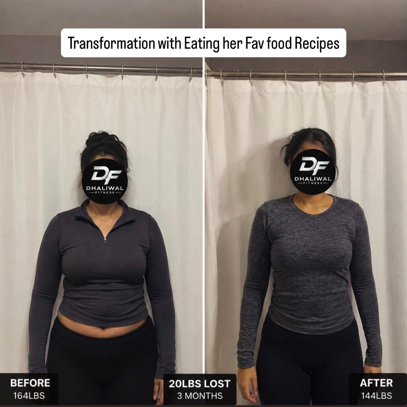 20 lbs Down | 164 lbs to 144 lbs