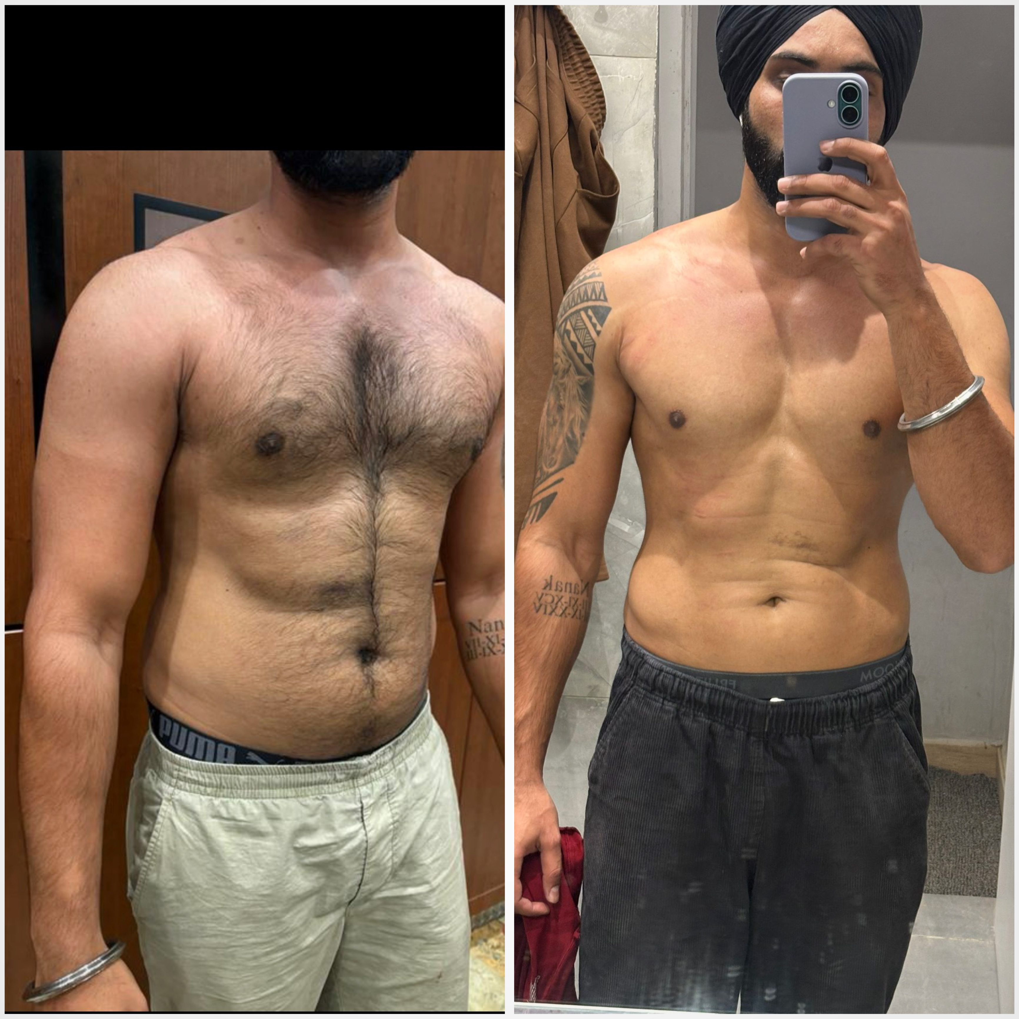 Front physique change